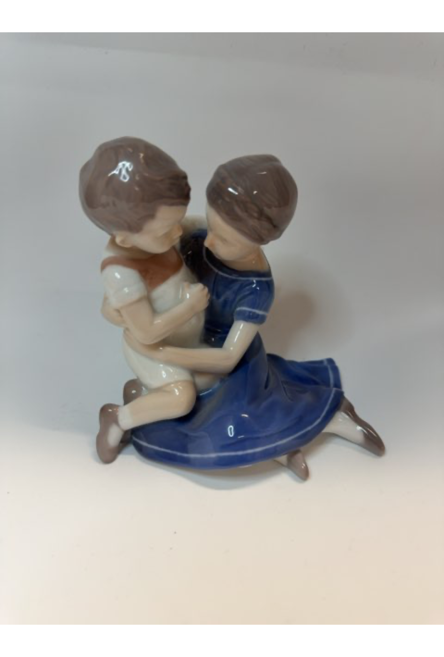 Mor og barn figur "B&G Kjøbenhavn"
